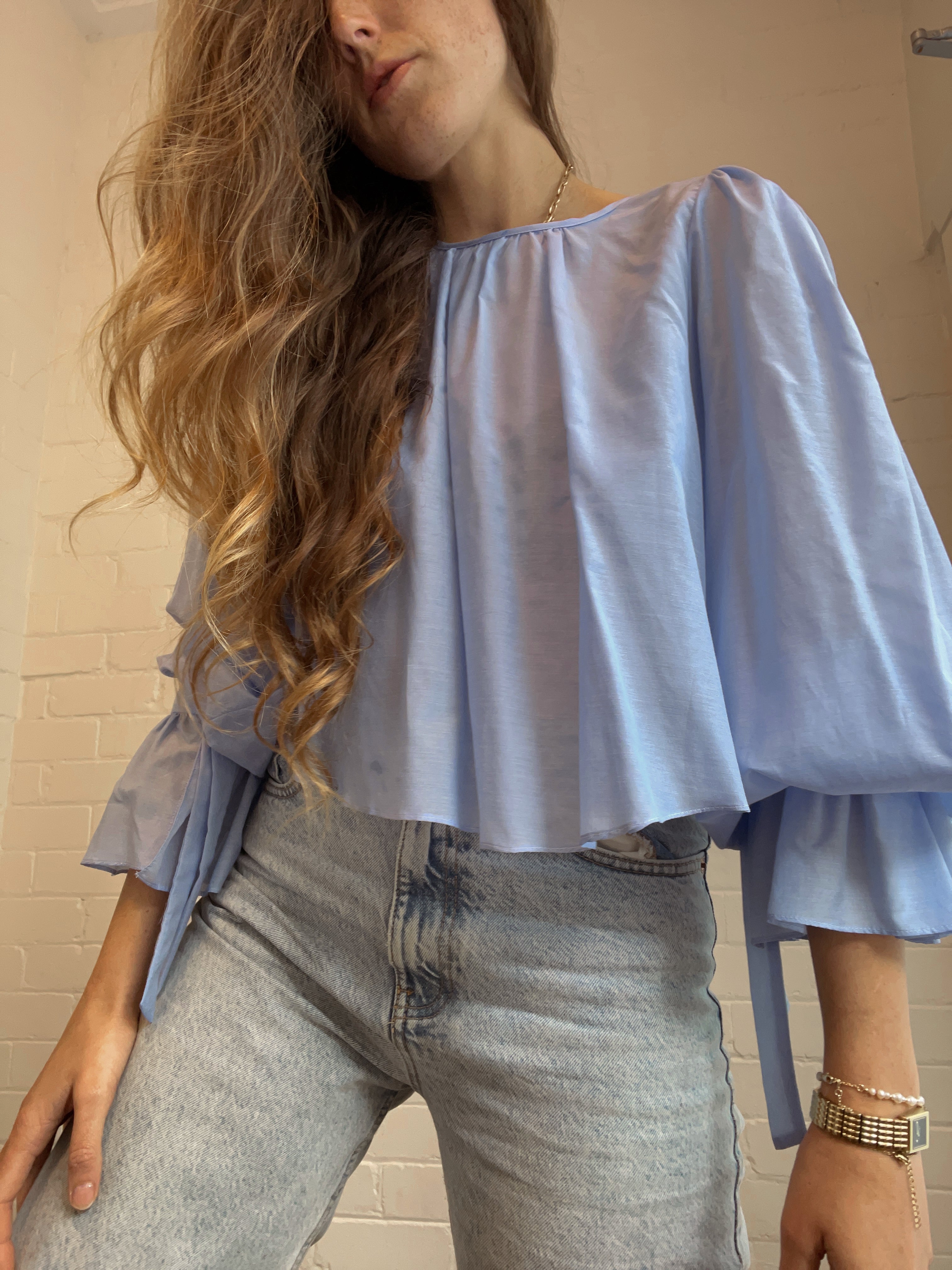 Hanna Cropped Blouse